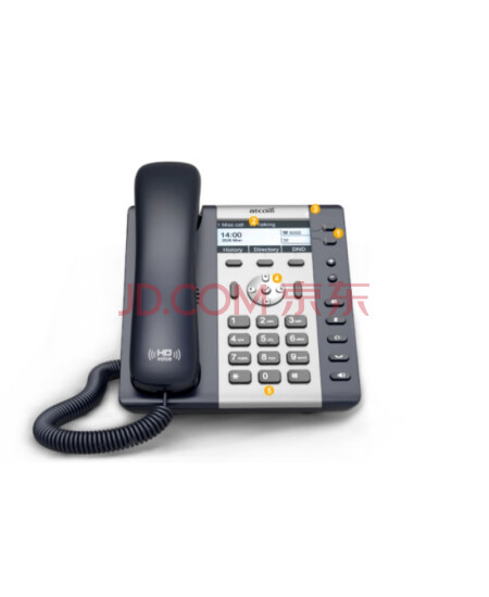ATCOM简能IP网络电话机 A20W WiFi无线桌面SIP座机 