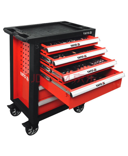 易尔拓 YATO 177件套6抽屉工具车托盘组套 177件套 把 YT-55300