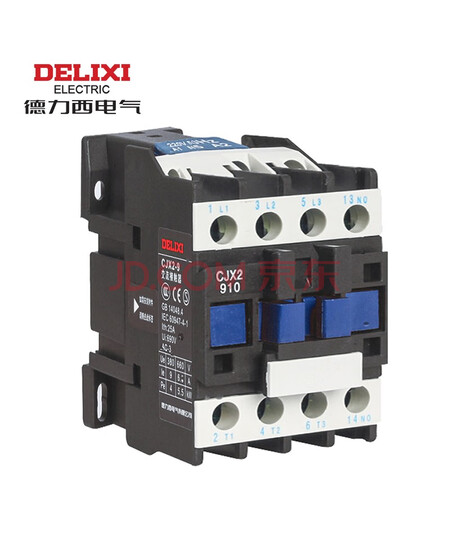 德力西电气 CJX2-2510 220V 60HZ 25A 1NO CJX22510M6 交流接触器220v