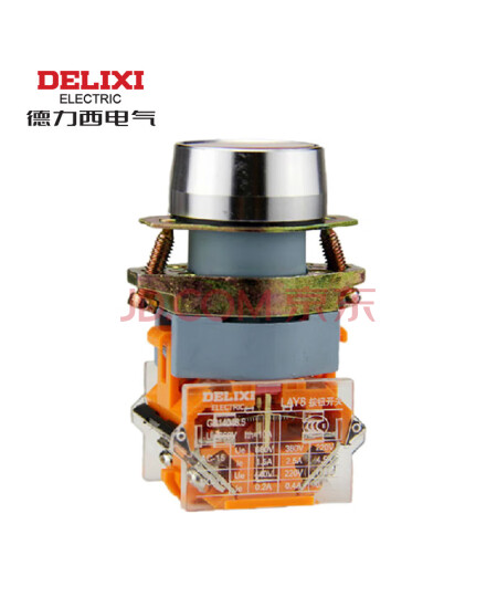 德力西delixi按钮开关LAY8系列平头按钮LAY8-11BN 绿LAY811BN3,F
