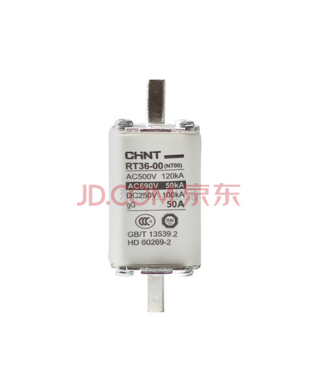 正泰 封闭式熔断器；RT36-00(NT00) 50A