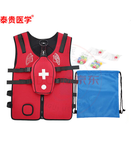 泰贵医学海姆立克训练马甲急救模型气管堵塞背心穿戴式成人梗塞教学用模具TG/DYR02