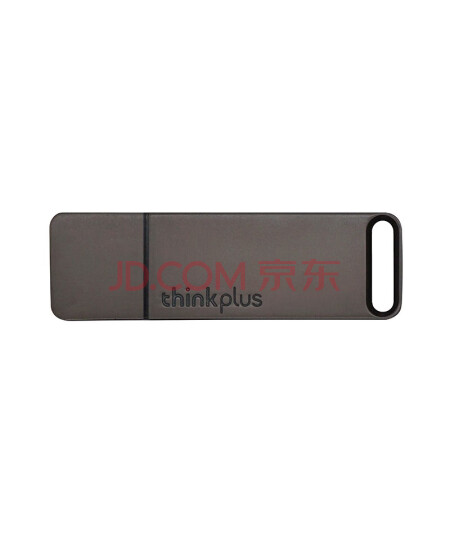 联想（thinkplus）USB3.1高速传输U盘 256G 移动闪存优盘 金属商务U盘 TU100金属优盘灰色