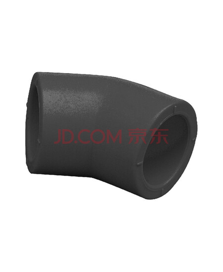 联塑 LESSO PE注塑承插配件 45°承插弯头/90°承插弯头 45°承插弯头黑色 DN40