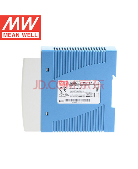 明纬（MEANWELL）MDR-10-12 AC转DC导轨电源模块 开关电源 MDR-10-12 0.84A 12V