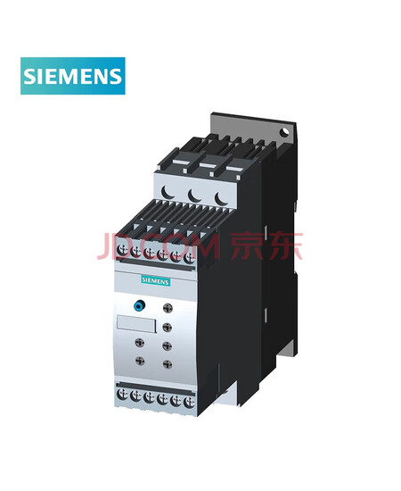 西门子 3RW 标准型 三相400VAC 11KW 25A 标准应用 内置 3RW40261BB14 软起动器，T