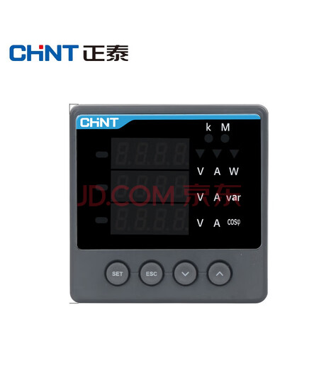 正泰（CHNT）三相多功能数显电表PD666-3S4-380V-5A-昆仑