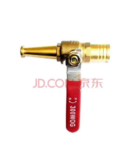 腾驰（CT）消防软卷盘水枪头 自救软管水枪头 消防水带接头 高压软卷水枪铜枪头 DN15