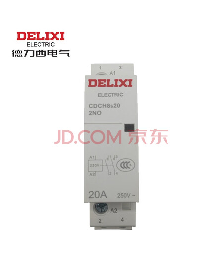 德力西电气 CDCH8s20 20A 2P 2NO 230V 20A 50Hz CDCH8S20220N 交流接触器