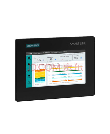 西门子 SIMATIC HMI Smart 1000 IE V4， 精智面板， 触摸式操作