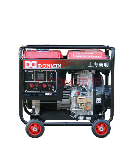 DONMIN东明 单相5KW移动便携式户外施工应急发电机组DMD6500LE-1