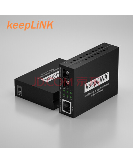 keepLINK KP-9000-2T-F/SC10 光纤收发器百兆单模双纤一台