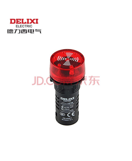 德力西 LAY5sFM 蜂鸣器 220VAC/DC 塑料 连续常亮 LAY5SFM4M4 蜂鸣器