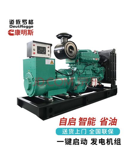 道依罗格康明斯  180KW千瓦开架式柴油发电机组 工程建筑应急供电解决方案 技术咨询、安装指导、上门调试