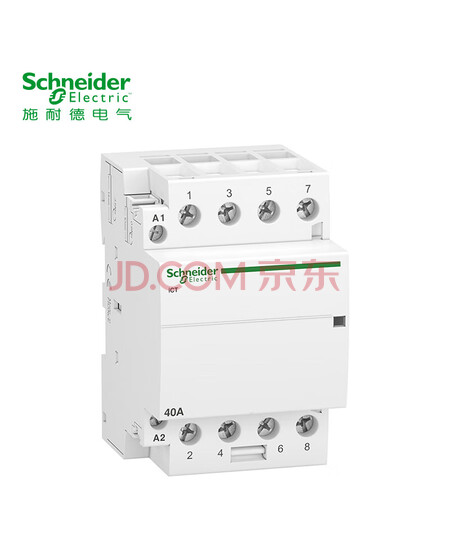 施耐德交流接触器 iCT 系列ICT 4P 4NO 220~240V 40A ,A