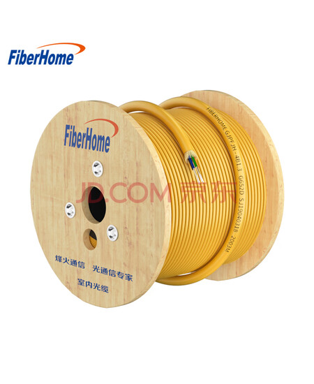 烽火（FiberHome）GJPFJH-24B 室内束状光缆电信级低烟无卤 光纤皮线单模24芯束状光缆 100米（可定制米数）