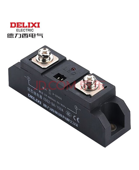 德力西电气 150A 3-32VDC 24-480VAC 底板安装 CDG2-DA 150A CDG2DA150A 固态继电器