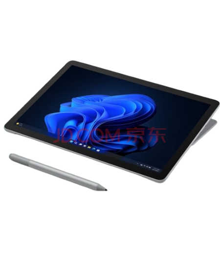 微软Microsoft Surface Go4 10.5英寸二合一 Win11 平板电脑笔记本亮铂金 8G+64G