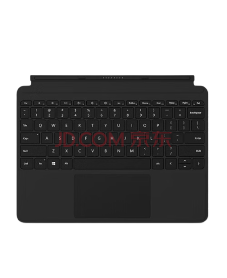 微软Microsoft Surface Go磁吸键盘盖 商用磨砂手感键盘背光 精准式触控板 适用于Surface Go2 典雅黑