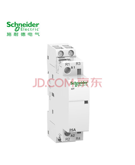 施耐德电气 接触器ICT系列 ICT 2P 2NC 230~240V控制线圈电压 25A额定电流家装接触器