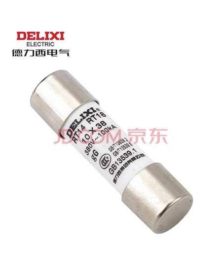 德力西 RT14 圆柱形 10*38mm 10A 100KA gL/gG 380VAC RT1418M1038T10 熔断器本体 NW