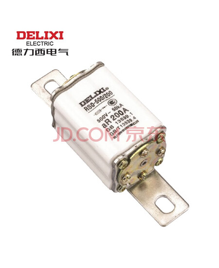 德力西 RS0 刀形 200A 50KA 500VAC RS0500V200T200 熔断器本体