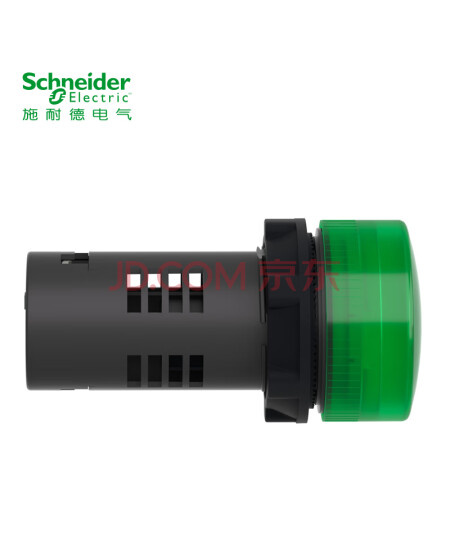 施耐德指示灯 XB2B 绿色 安装直径22mm 110VDC 塑料 XB2BVFD3LC 指示灯