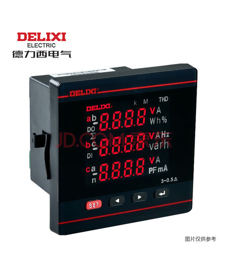 德力西 PD606 三相 多功能 0.5级 220VAC 嵌入式 数显表 72LT3YI5AN 电测仪表
