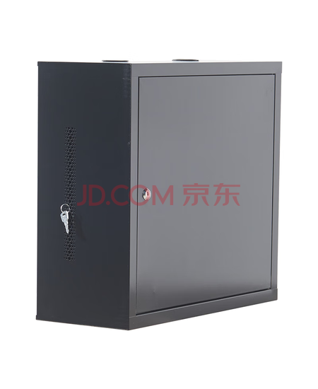 萤石海康2U网络机柜壁挂式小墙柜4U挂墙3U交换机柜监控弱电箱定制3U，450高，灰白色，加厚型1.0厚