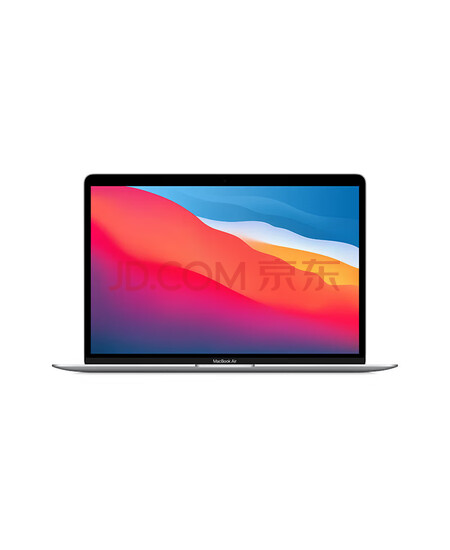 APPLE苹果 MacBook Air 13.3 8核M1芯片(7核图形处理器) 8G 256G SSD 银色 笔记本电脑 MGN93CH/A