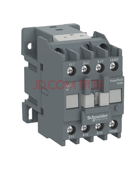 施耐德接触器36VAC线圈电压 EasyPact D3N 3P 12A 50Hz 辅助触点1闭/1NC LC1N1201CC5N交流接触器