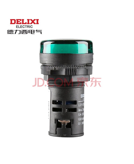 德力西电气 LD1122D41M3升级为: LD11S指示灯 LD11s-224M3 AC 220V 绿丨LD11S224M3