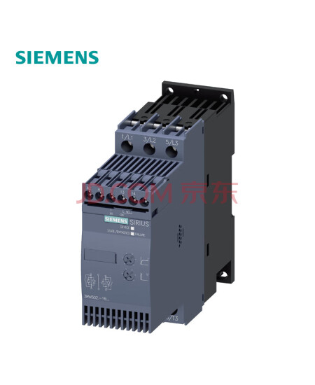 西门子 3RW 标准型 三相200-480VAC 15KW 32A 标准应用 内置 3RW30271BB14 软启动器