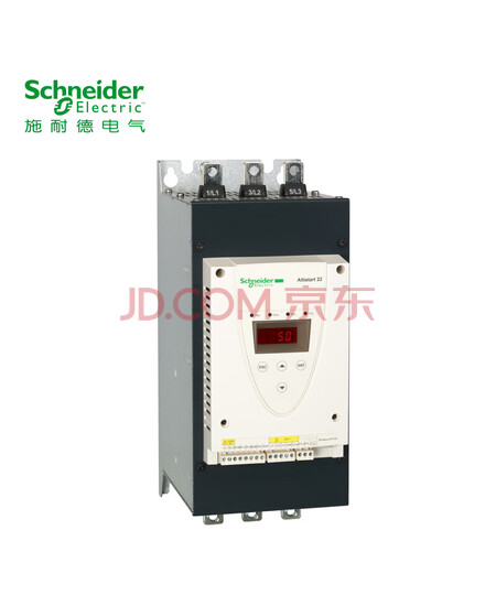 施耐德启动器ATS22智能型 三相400VAC 75KW 124A标准应用 内置接触器 软起动器一经采购不支持7天无理由退换货
