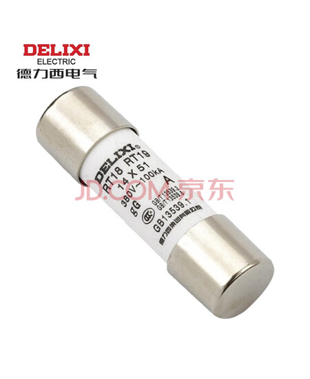 德力西 RT18 圆柱形 14*51mm 50A 100KA gL/gG 380/400VAC RT18M1451T50 熔断器本体（C）