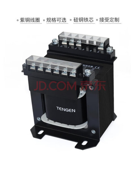 天正电气TENGEN控制变压器BK-100VA(铜) 220/220 隔离 输入220V输出220V(1台/箱）