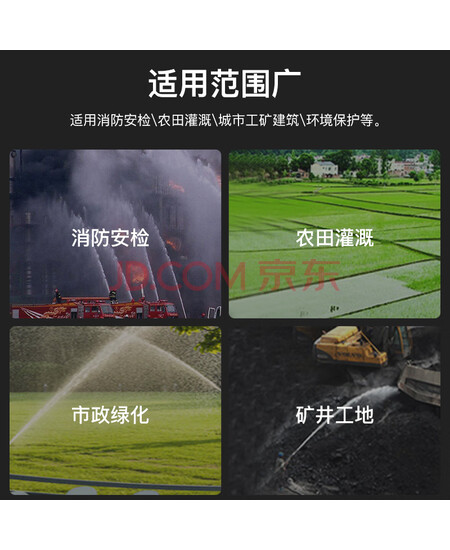 水花消防水带20-65-20米水带聚氨酯高压加厚软管国标2.5寸 单水带