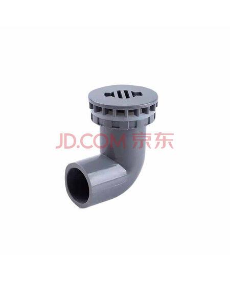 工砚 强排下水弯头pvc管件排污弯头 一个价 灰色32mm