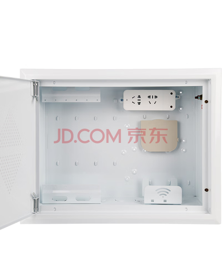 德力西电气弱电箱光纤箱集线箱多媒体配电箱空箱金属门 CDEN1X中箱350*300