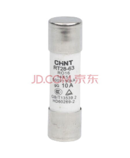 正泰 熔断器 圆筒形 保险丝座保险管加底座芯子 RT28-32 10*38 10A（10个/盒） 