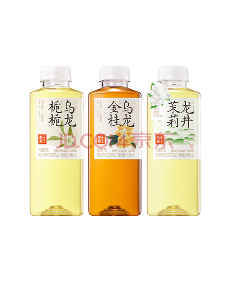 果子熟了 无糖茶 混合口味 茶饮料 0糖0脂肪0能量 500mL*12瓶整箱