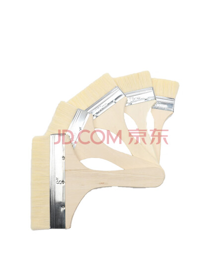 宏诚（HONGCHENG） 长木柄羊毛刷 乳胶漆涂料刷 3寸 单位：个