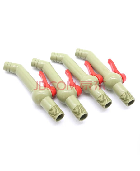 工诺压滤液出水嘴 6分球阀斜角200长 单位：个