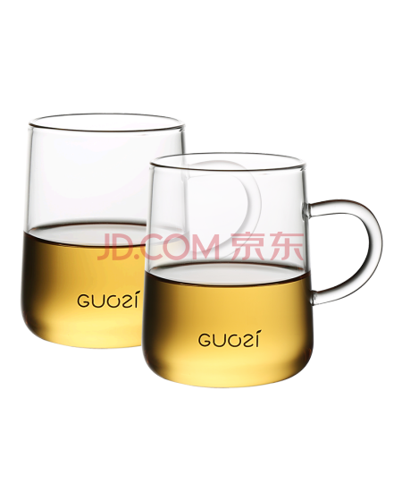 果兹（guozi） 果兹绿茶玻璃对杯 GZ-S19 250ml*2