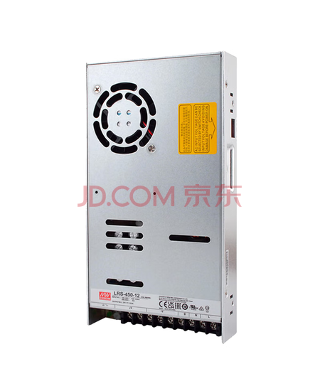明纬（MEANWELL）开关电源12V 37.5A输出 替代NES直流DC稳压变压器监控 LRS-450-12