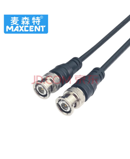 麦森特（MAXCENT）BNC线公对公 BNC转BNC视频线 连接线 监控摄像连接同轴线3米