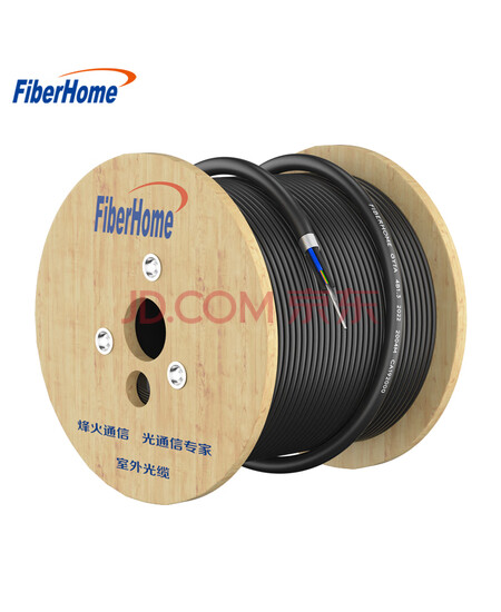 烽火（FiberHome）GYTA-24B1.3 轻铠装24芯单模室外光缆 GYTA层绞式室外架空/管道光纤线3000米/轴