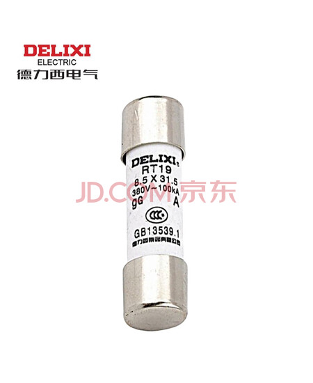 德力西 RT19 圆柱形 8.5*31.5mm 2A 100KA gL/gG 380VAC RT19M8P531P5T2 熔断器本体