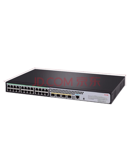 新华三（H3C）S1850V2-28X-HPWR 24口千兆网管POE交换机企业级 4个万兆光口 支持VLAN DHCP 组播 POE功率370W