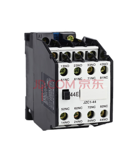 德力西（DELIXI）接触式继电器JZC1-44 220V JZC1交流中间继电器4常开4常闭